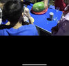 升哥折叠桌户外夜市摆摊地推展业可折叠桌子餐桌椅便携式家用桌子 轻便圆管蓝色折叠桌+4布凳 实拍图