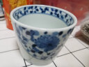 光峰 日式茶杯日本进口茶具陶瓷品茗杯功夫茶杯单杯主人杯180ml家用小茶杯子 蓝凛堂-花伊万里 实拍图