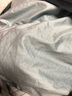 斯诺曼高档100支进口95%白鹅绒羽绒春秋被芯暖气被子2.2*2.4m充590g蓝色 实拍图