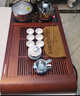 金灶（KAMJOVE）新中式实木茶盘套装茶具托盘全自动上水茶台拱桥式实木茶海 K-180 搭配K9 陶瓷茶具 茶水桶 1件 实拍图