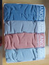浪莎（LangSha）男士内裤男平角裤棉质抑菌柔透气运动大码u凸四角男式潮内裤 精致男孩【盒装4条】 3XL (185/110) 实拍图