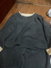 红豆居家睡衣女士家居服秋冬双面加厚奥立绒青年潮流羊毛撞色居家服套装 JBJ700 鲸鱼灰 165/88A  实拍图