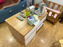 古宜 多功能升降茶几餐桌两用创意客厅家具简约家用小户型折叠饭桌子 升降茶几【慕斯】 实拍图