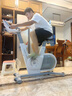 斯诺德（SiNuoDe）动感单车自发电家用智能调阻室内健身车静音磁控运动锻炼健 自发电-免费实景课程-冰川白 实拍图