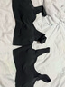 日本无痕内衣女聚拢无钢圈防震跑步背心大码胸罩运动收副乳聚拢调整型性感美背文胸女 黑色+黑色（2件装） XL（85ABCD-38ABCD） 实拍图