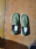 百达威登老北京布鞋男夏季冰丝帆布懒人一脚蹬套脚男鞋透气豆豆鞋子男板鞋 绿色W865 42 实拍图
