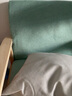 澜予小户型全实木沙发布艺现代简约可拆洗客厅组合新中式套装 薄荷绿 单人【送抱枕可拆洗】 实拍图
