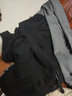 季骆森运动裤男春秋季宽松棉质束脚收口小脚加绒加厚大码健身休闲长裤子 纯深灰色拉链款【春秋常规款】 2XL 实拍图