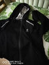 HOTSUIT后秀暴汗服健身服女春夏季出汗服紧身运动外套跑步连帽开衫轻薄款 黑色 2XL 实拍图
