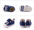 月星童鞋 日本制进口儿童帆布鞋 四季款手工制女宝宝学步鞋男童机能鞋 深蓝色 28 (内长17.5cm适合脚长17cm) 实拍图