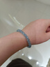 灵菲精品海蓝宝手链男女生水晶手串情侣生日礼物7mm附证书 实拍图