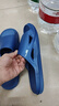 回力静音男士室内户外穿厚底防滑速干洗澡凉拖鞋HL3A23深蓝46-47码 实拍图