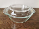 DELISOGA耐热玻璃碗家用超大号厨房打蛋烘焙沙拉汤碗微波炉透明和面盆 【两用盖】2000ml带盖玻璃碗 实拍图