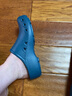 ANNO安诺/ANNO 手术室工作拖鞋坡跟舒适防护鞋洁净房工作鞋医院护士 湖蓝色 39-40 实拍图