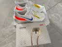 耐克NIKE跑步鞋男减震ZOOMX INVINCIBLE 3运动鞋HJ6653-900白蓝橙42.5 实拍图