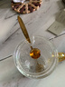 美斯尼 马克杯玻璃茶杯茶具套装茶水杯子锤纹泡花茶水杯咖啡牛奶果汁杯加厚带把手盖子勺子女男士耐热 马克杯 实拍图