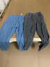 叄南叄南牛仔裤男春秋款大码宽松弹力紧腰束脚九分休闲潮流哈伦裤子 510蓝色+510灰色 2XL【150-160斤】 实拍图