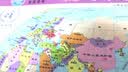 新版中国地图和世界地图（二合一）桌面版 约 政区版 初高中小学生用地理教学速记防水可标记290mm*216mm 实拍图