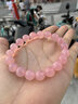 【招桃花】粉水晶手串马达加斯加果冻体粉晶女款转运手链小众礼物 【招桃花】10~11mm粉水晶手链 实拍图