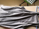 七匹狼背心男士100%纯棉运动健身跨栏罗纹夏季弹力薄款透气大码短袖3件 100%纯棉细罗纹-白+白+灰（3件） 3XL (185) (推荐体重160-180斤) 实拍图