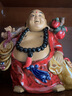 美吔 瓷器弥勒佛罗汉工艺石湾公仔瓷器工艺品家居装饰品弥勒佛陶瓷摆件 一路发 实拍图