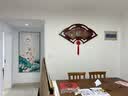 墨派（Mopai）新中式玄关装饰画竖版山水画入户走廊过道背景墙壁画免打孔挂画 旭日东升 80x160cm(晶瓷+铝合金框) 实拍图