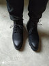 春秋铆钉皮靴子内增高靴子男美发师男士短靴男 马丁机车靴厚底高帮鞋YDL 秋款网纱内增高 42 实拍图
