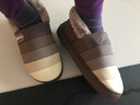 惠夫人 秋冬季棉拖鞋全包跟厚底可爱保暖鞋防滑家居男女情侣棉鞋 甜筒全包 咖啡 40-41 【适合39-40码】 实拍图