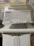 罗技（logitech） 蓝牙键盘K380多设备切换笔记本平板IPAD电脑适用 时尚轻薄巧克力 按键 白色 实拍图