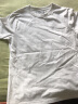 AK ARMY纯棉重磅短袖t恤男夏季款男士休闲百搭圆领复古体恤纯色打底衫 白色 L 实拍图