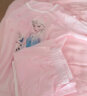 迪士尼Disney冰雪奇缘儿童睡衣女孩夏季薄款爱莎公主女童莫代尔中袖家居服套装 粉色 150 实拍图