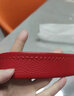 七匹狼2026马年本命年红腰带男士红皮带自动扣头层牛皮新年骐骥红色裤带 银边红扣长120可裁剪-不支持留言 实拍图