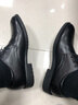热风男鞋春季新款皮鞋商务正装鞋时尚休闲皮鞋结婚新郎鞋男 01黑色（H43M2703） 42 实拍图