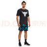 安德玛（UNDERARMOUR）UA春夏Project Rock强森男子运动休闲短袖T恤1361733 黑色003 2XL 实拍图