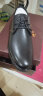 老人头（LAORENTOU）皮鞋男冬季加绒保暖商务正装鞋耐磨防滑男鞋子 A30303 黑加绒 40 实拍图