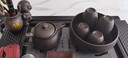正扬紫砂壶茶具套装家用整套高档功夫泡茶器陶瓷茶杯商务办公礼品茶盘 紫砂龙壶舍得六杯+福猪+茶洗 实拍图
