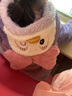 多妙屋儿童睡衣秋冬女童珊瑚绒套装法兰绒亲子家居服 99090紫色 120cm  实拍图
