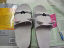 惠夫人浴室拖鞋女夏季居家防滑可爱情侣夏天家居塑料按摩凉拖鞋 小猫/ 浅紫 38-39码(适合37/38码) 实拍图