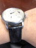 NIK适用于格拉苏蒂原创鳄鱼皮表带议员偏心月相手表带真皮定制原装男 黑色 20mm 晒单实拍图