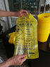 美芬医疗垃圾袋 黄色废物拉圾袋一次性手提式平口诊所用废弃物塑料袋 手提式100个32*38cm【适合5L桶】 实拍图