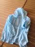 珞妮防晒衣女夏装新款女装宽松防晒服韩版空调衫透气沙滩服薄款外套女 蓝色 M 建议90-110斤 实拍图