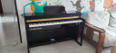 The ONE智能电钢琴 88键重锤 数码电子钢琴立式 家用儿童初学 成人专业考级 TOP2S尊享版 黑色 实拍图