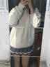 佘曼莱连帽卫衣女春秋季美式宽松慵懒风加绒上衣女装外套学生2023新款 杏色【加绒款】 L 实拍图