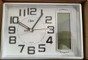 康巴丝（Compas）座钟客厅简约台钟石英钟时尚日历床头钟2991 黑白 实拍图