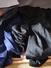 健卡丹【两件装】春秋男士长袖t恤百搭男装冬季圆领宽松秋衣上衣潮打底 2件装GE长袖：【黑色+深蓝】 L【适合100-115斤】 实拍图