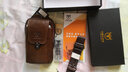牛船长皮具头层牛皮腰包男士单肩运动手机包穿皮带插卡手机包搭扣拉链双层 棕色腰包072 实拍图