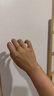 中国黄金（CHINA GOLD）黄金戒指男女足金素圈戒指磨砂光圈戒指情侣对戒男友女友生日礼物 13#/约0.7g 实拍图