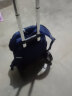 星超迪小学生拉杆书包一到六年级男孩6-12岁儿童女生大容量爬楼双肩背包 藏青色-大两轮 +防雨罩 实拍图