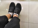 福来红韩版运动鞋女春季老北京布鞋女鞋休闲平底跑步鞋轻便透气旅游鞋 黑色 37 实拍图