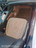 天然居 新款汽车坐垫三件套无靠背亚麻坐垫四季通用汽车坐垫夏季 亚麻前排方垫两片咖色 实拍图
